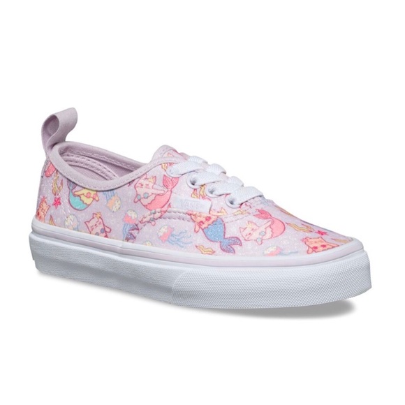 Vans Other - 🧜‍♀️ Vans Girls Purrrmaids Elastic Lace Sneakers 🐱